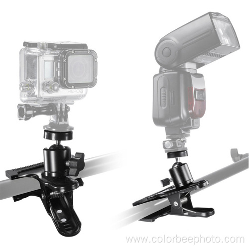 Camera Mount Clip Clamp with Ball Head